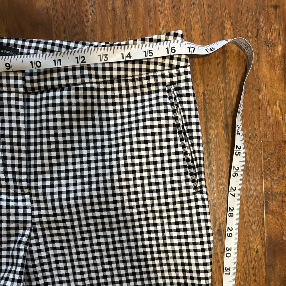 Adrianna Papell Women’s Size 8 Checkered Black and White Pants - Picture 7 of 7
